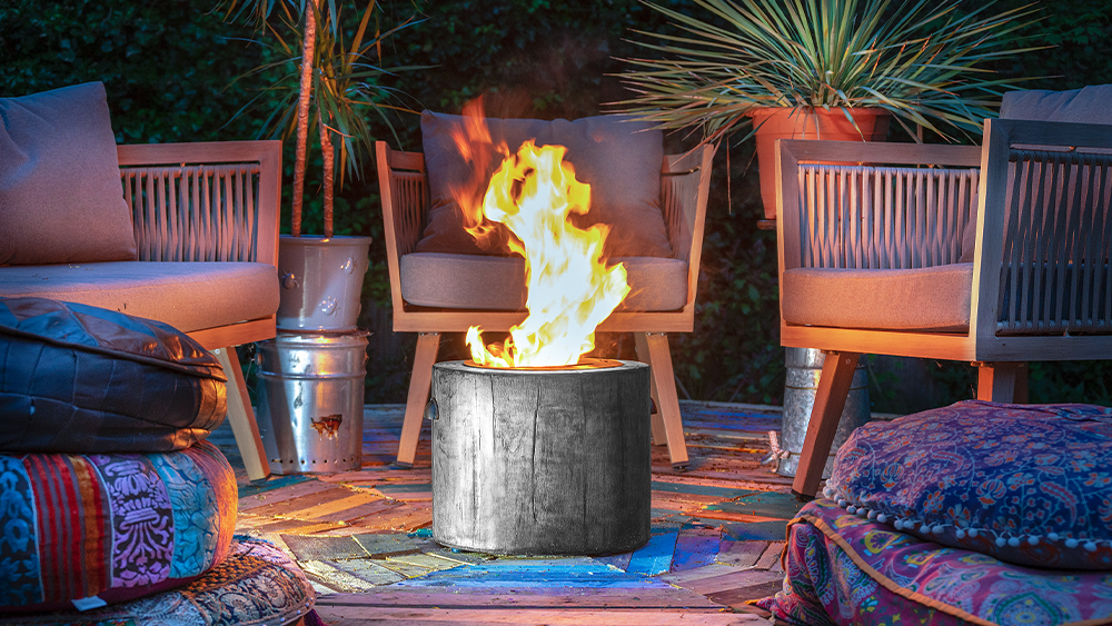Win an eco-friendly fire pit plus eight hours of fuel worth £225!