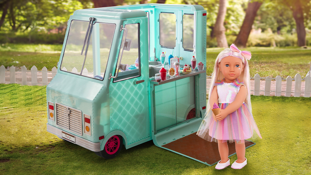 Win an Our Generation Ice Cream Truck and Doll bundle worth over £170!