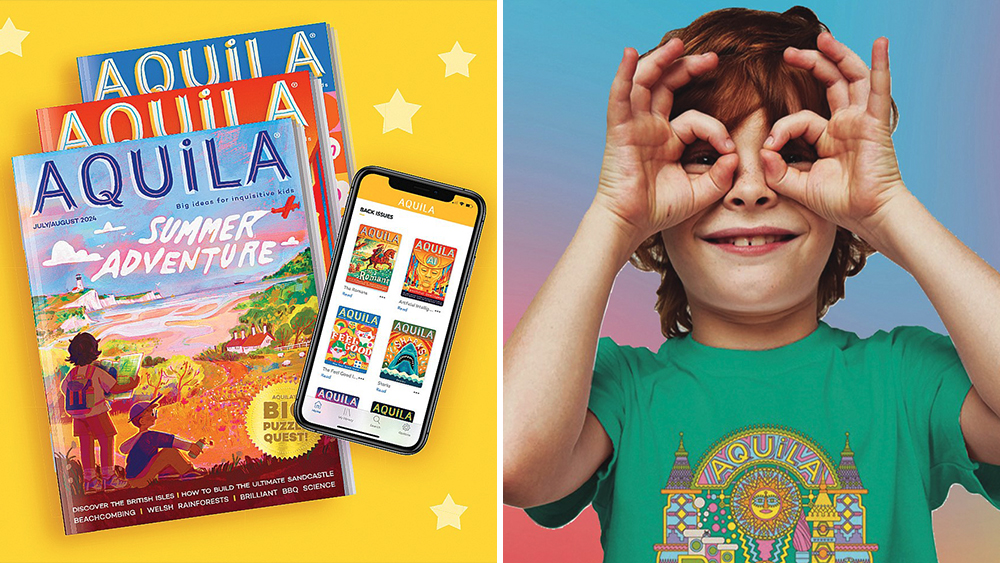 Win one of three AQUILA bundles, including books and puzzles worth £185!